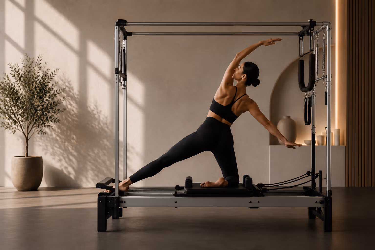 Práctica de pilates reformer en K&ZN